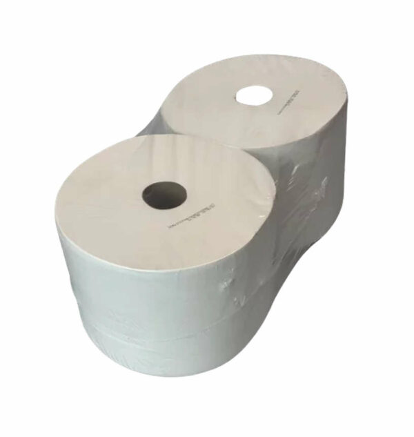 Bobine Ouate blanche 800G BOBBYPUR 23x22 cm - lot de 2