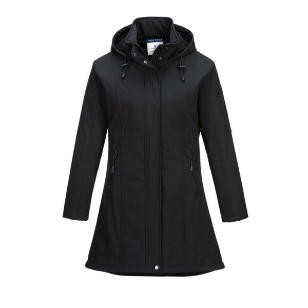 veste longue cintrée imperméable femme noir veste longue cintrée imperméable femme noir Portwest