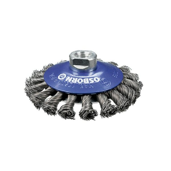 Brosse conique mèche torsadée acier 0,50 qualité supérieure Brosse conique mèche torsadée acier 0,50 qualité supérieure