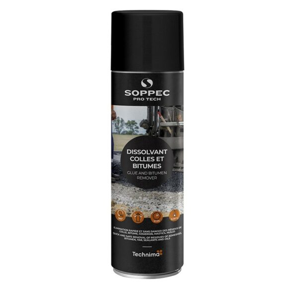 Dissolvant colle et bitume 500ml Soppec