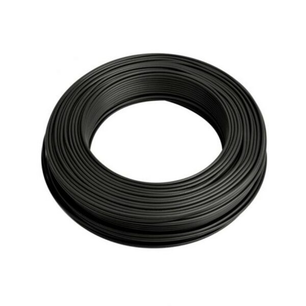Cable unifilaire noir couronne de 100 ml Cable unifilaire noir couronne de 100 ml