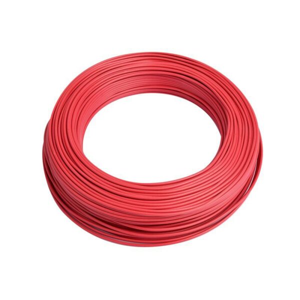 imCable unifilaire 1.5mm² rouge couronne de 100 Cable unifilaire 1.5mm² rouge couronne de 100 mètres Cable unifilaire 1.5mm² rouge couronne de 100 mètres