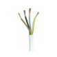 Câble 4G 1.0 blanc souple couronne de 50 ml