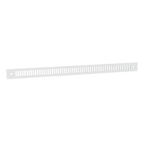 entrée d'air plate aluminium blanc