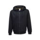 Sweat à capuche noir zippé Portwest KS31 en coton et polyester