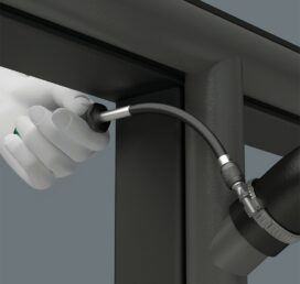 Porte-embouts 393 S extra slim avec tige flexible - Wera
