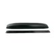 Grille entrée d'air acoustique ISOLA2 22 noir 39 dB avec capuchon extérieur noir