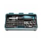 Coffret tournevis cliquet Makita B-36170 avec 46 accessoires