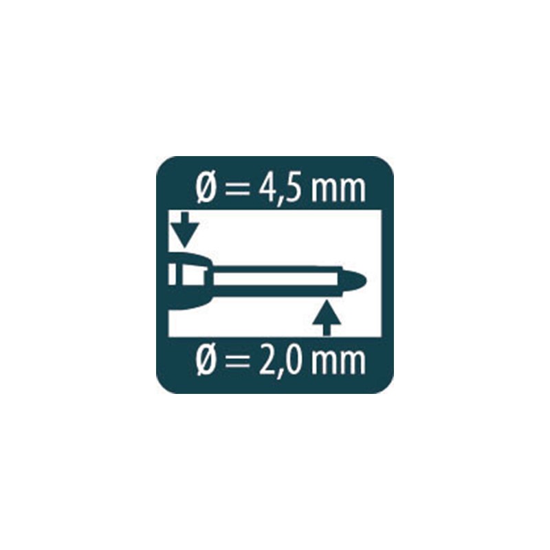 Pica-Ink  Noir Marqueur trous profonds