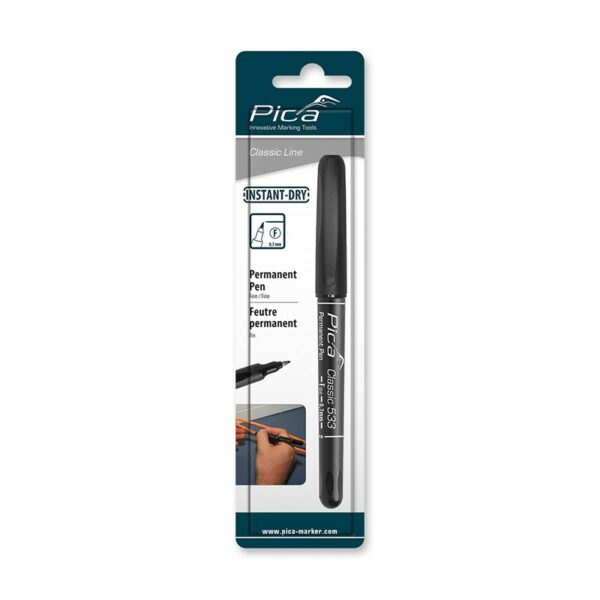 images Pica Classic 533 noir marquages fins & précis 0.7mm