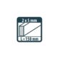12 mines charpentier 2H 6050 pour Pica BIG Dry