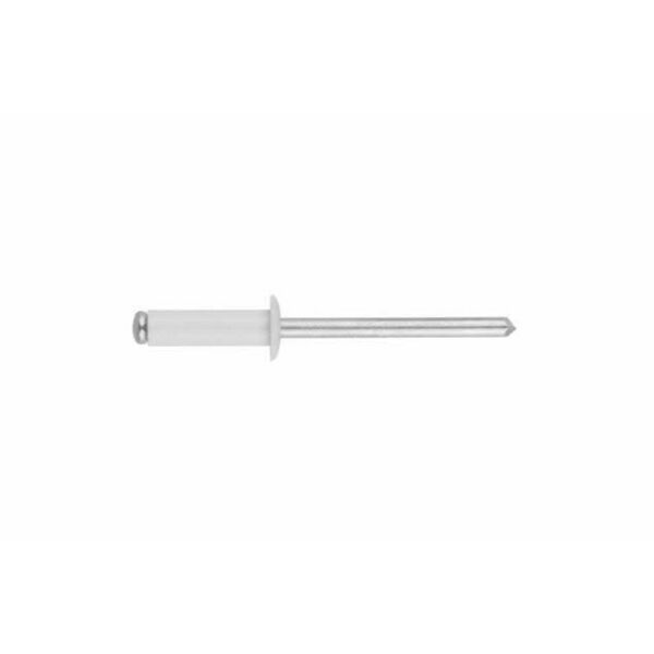 Rivet blanc tête plate aluminium Rivet blanc tête plate aluminium