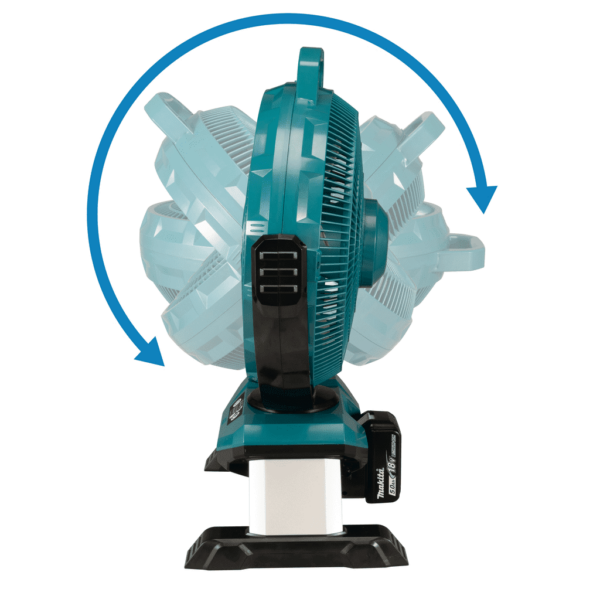 Ventilateur makita rotation sur la vertical Ventilateur makita rotation sur la vertical