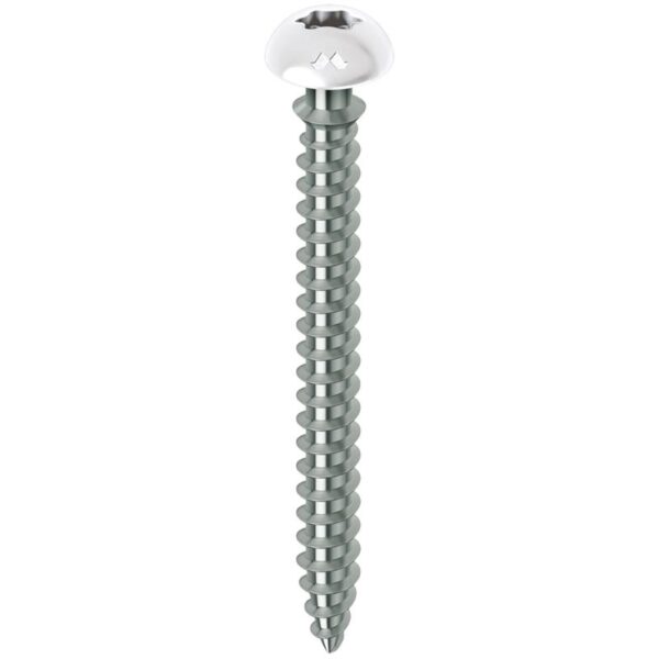 Vis de réglage blanche pour la pose fenêtre pvc