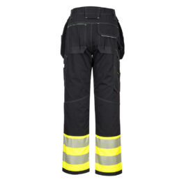 pantalon haute visibilité jaune et noir 23604