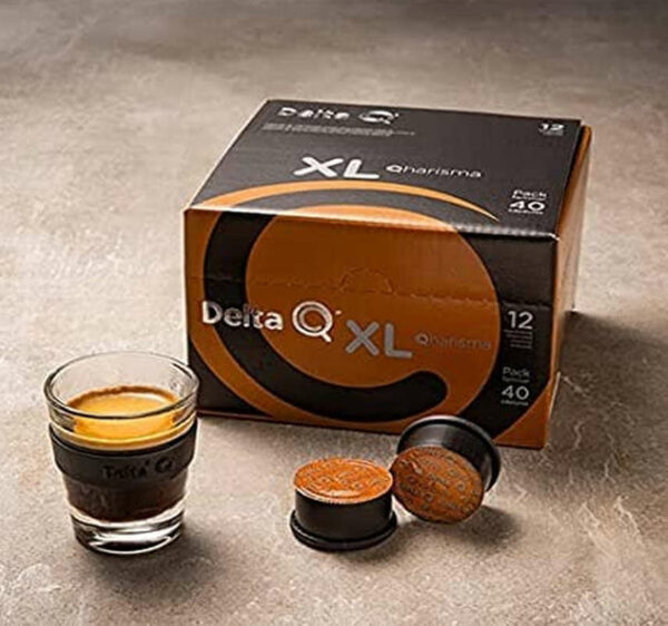 Delta Q Qharisma N°12 – pack XL 40 capsules Café Delta Q Qharisma intensité 12, pack XL de 40 capsules
