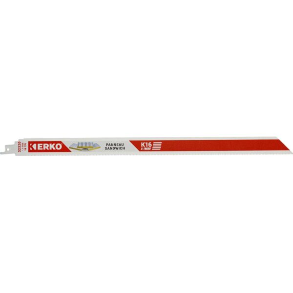 Lame de scie sabre ERKO 400mm Lame scie sabre 400mm pour la une découpe parfaitement droite des panneaux sandwich allant jusqu'a 310mm