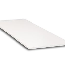 Plat PVC blanc 200×2,5 mm 3 m 34444