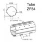 tube axe volet roulant ZF54