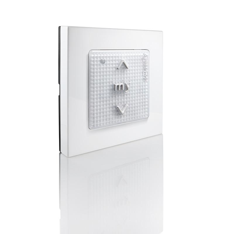 Smoove Origin io Classic Blanc commande murale Somfy io-homecontrol