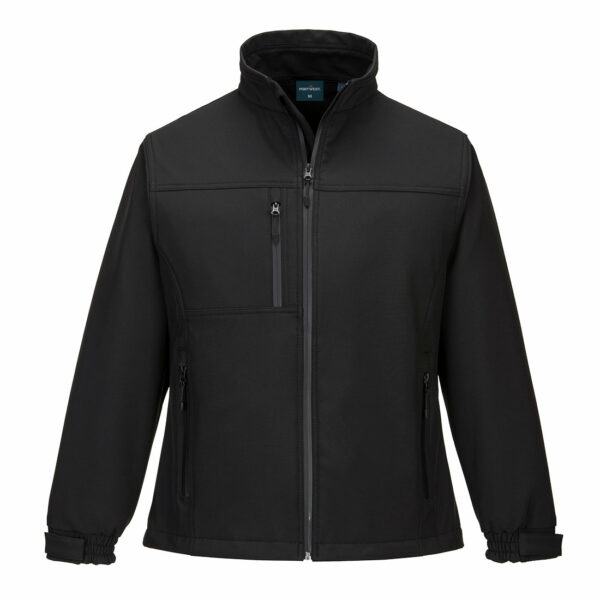 Veste Softshell Femme imperméable avec doublure polaire - TK41 Noir