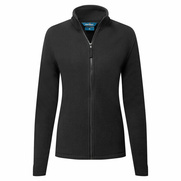 Portwest F408 – polaire femme noire Polaire femme Portwest F408 noire zippée 210g